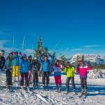 Skigruppe bei Flying Mozart am Grießenkar Wagrain