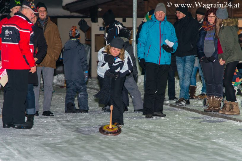 Eisstockschießen beim Winterfest Wagrain-Kleinarl 2015