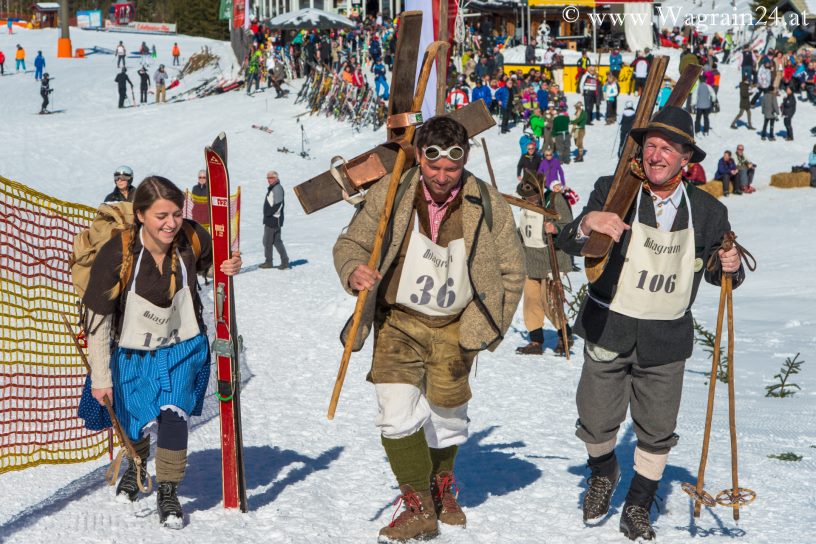 Auf zum Start - Ski-Nostalgie 2015 in Wagrain