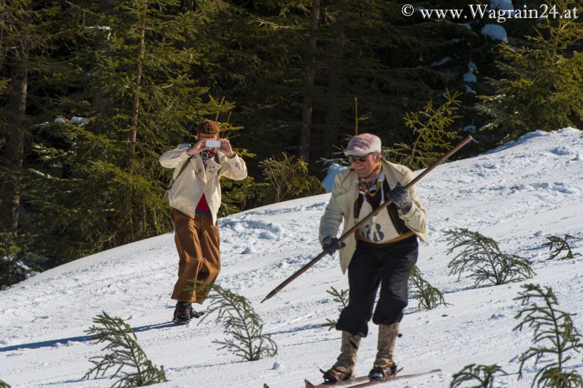 Fotograf beim Ski-Nostalgie 2015 in Wagrain