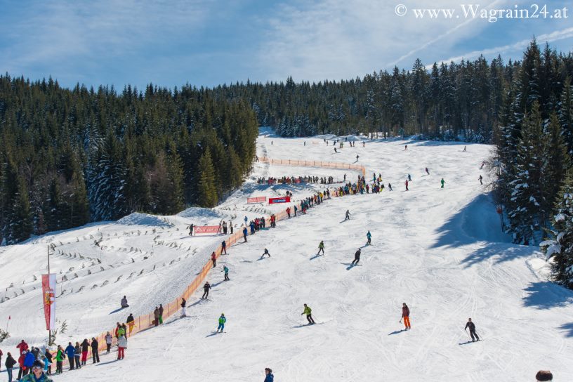 Gelände beim Ski-Nostalgie 2015 in Wagrain