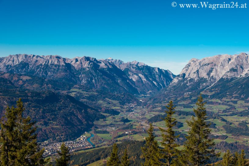 Blick ins Salzachtal mit Hagen und Tennengebirge 2