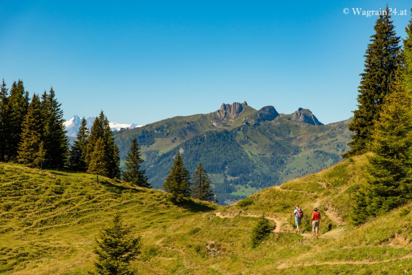 Tolles Panorama bei Grafenbergwanderung Maurach-Alm