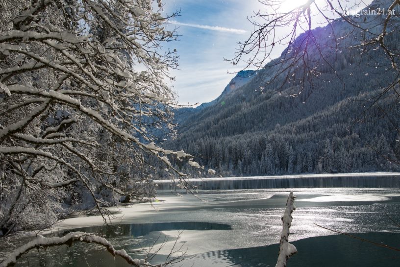 Winterfoto über den Jägersee Kleinarl