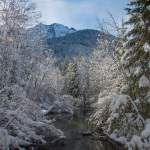 Winterfoto - Zulauf zum Jägersee