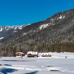 Blick zum Gasthof Jägersee Winterfoto