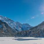 Seeblick am Jägersee Winterfoto