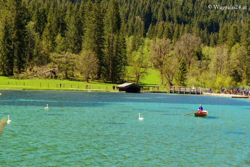 Ruderboot am Jägersee in Kleinarl
