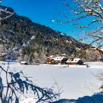 Blick zum Gaushaus Jägersee - Kleinarl im Winter